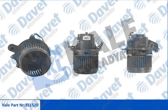 KALE 351520 Kalorifer Motoru Renault Clio Iv Captur 1.2tce 1.5dci 13> (12v)